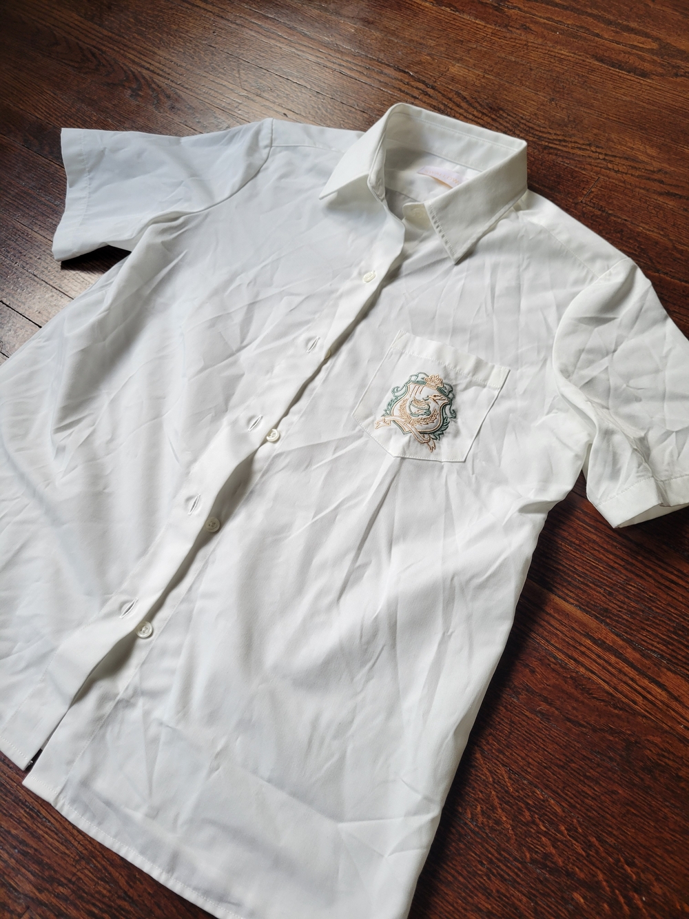 Swallowjk Japanese Junior High School Short-Sleeve Blouse Size Medium - Picture 4 of 13